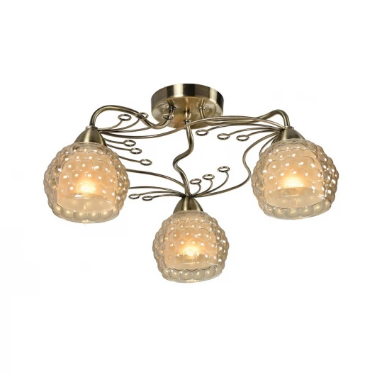 286/3PF-Oldbronze Потолочная люстра IDLamp Verity 286/3PF-Oldbronze