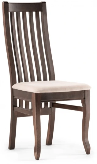 526730 Деревянный стул Woodville Арлет сordroy-118 / венге коричневый 526730