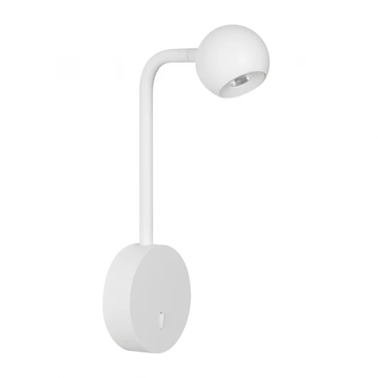 051024 Спот SP-OTTORI-LONG-WALL-6W Warm3000 (WH, 30 deg, 230V) (Arlight, IP20 Металл) 051024 (LED, выключатель)