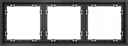 VLS100307 Рамка на 3 поста (графит) Voltum S70 VLS100307