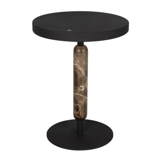 061708 Настольная лампа SP-ALYSS-TAB-R22.5x30-5W Warm3200-MIX (CF-BK, 110 deg, 230V) (Arlight, IP20, Мрамор) 061708