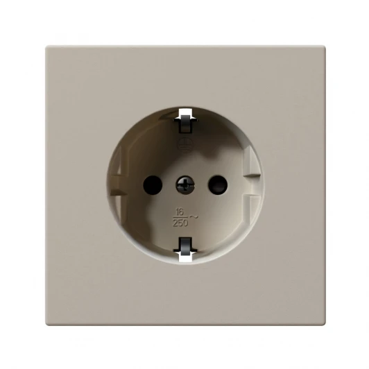 FD5501SH Розетка со шторками (сахара) Jasmart FD FD5501SH