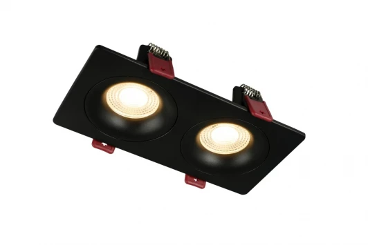 IL.0029.0002-2-BK Встраиваемый светильник GU10 2*50W, черный IL.0029.0002-2-BK