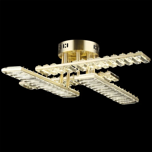 02598-0.3-136W COP Потолочная люстра светодиодная на штанге хрустальная Reluce 02598-0.3-136W COP (220V)