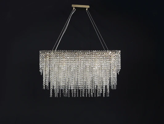 10909+9/C gold Подвесная люстра Newport 10900 10909+9/C gold