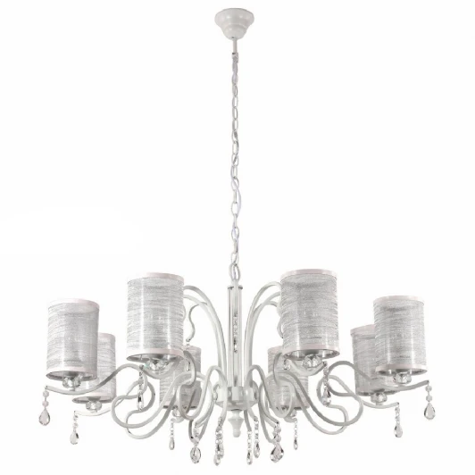ELISA WHITE SP8 Подвесная люстра ELISA WHITE SP8 Crystal Lux
