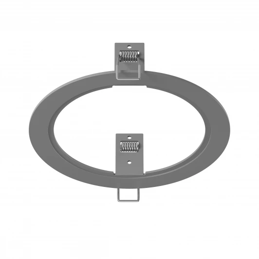 217919 Рамка для одного встраиваемого светильника Lightstar Intero, круг, серый
