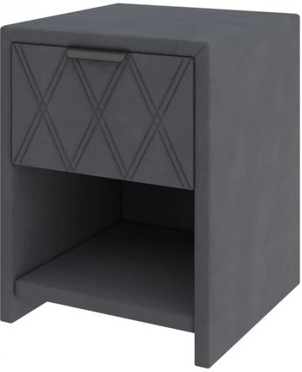 2028015 PROxSON Тумба Side (Ткань: Рогожка Тетра Графит) 44x45