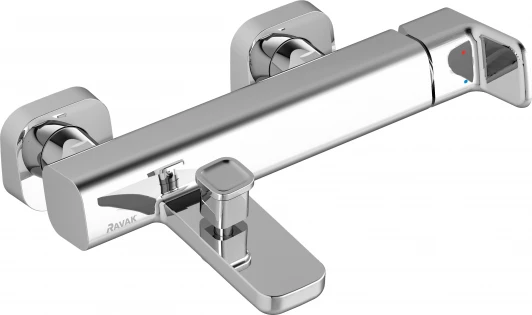 X070065 Смеситель Ravak 10° TD 022.00/150 для ванны с душем