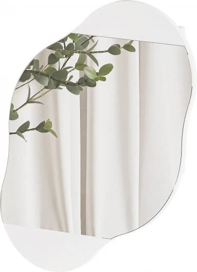 LEV01105 Шкаф настенный CLOUD STORAGE WALL MIRROR LEVE (ЛДСП/Белый) арт.LEV01105