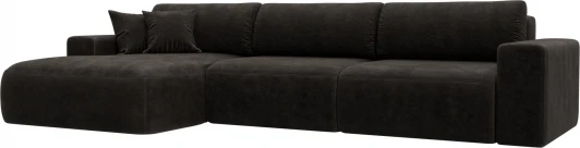 127788L Диван угловой Лига-036 НПБ Классик Лонг левый угол Лига Диванов (Велюр) арт.127788L