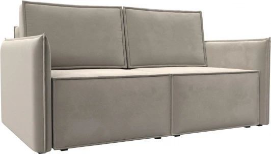 121900 Диван прямой Либерти мини (Бежевый/Микровельвет) Лига Диванов арт.121900