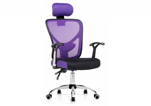 11481 Компьютерное кресло Woodville Lody 1 фиолетовое / черное 11481