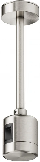 TRA156C-IPCL1-PT Крепление потолочное Short 138мм с прямым коннектором питания Flarity платина Maytoni Accessories for tracks Flarity TRA156C-IPCL1-PT (24V)