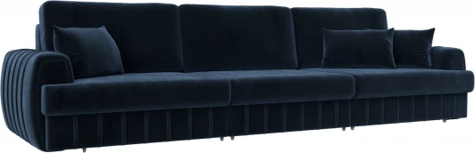 129247 Диван прямой Лига-057 НПБ Лонг Лига Диванов (Велюр) арт.129247