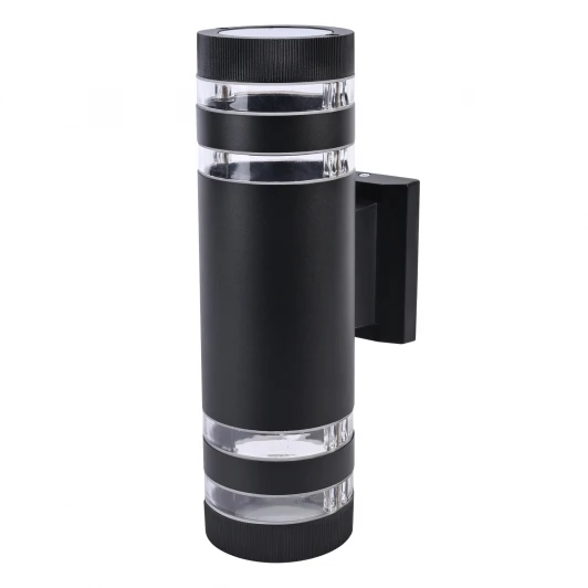 UUL-S20A 2x60W/E27 IP65 BLACK Настенный светильник уличный Е27 черный Uniel UUL-S20A 2x60W/E27 IP65 BLACK