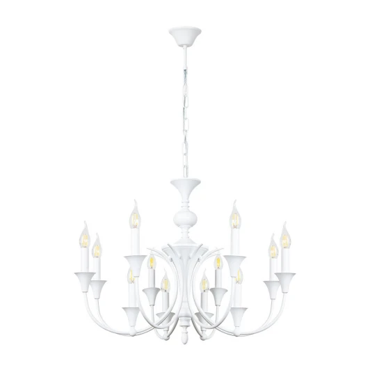 A4094LM-12WH Подвесная люстра Arte Lamp Collinetta A4094LM-12WH (220V, на цепи, подсвечник, свеча)