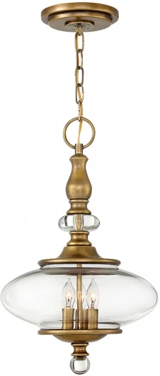 HK-WEXLEY-3P-HB Подвесная люстра Hinkley Wexley HK-WEXLEY-3P-HB (220V, на цепи, свеча)