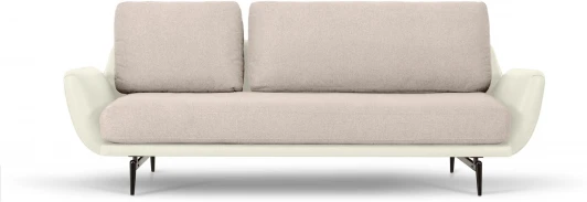 786861 Диван Ispani трехместный ОГОГО (арт.786861), (Ткань,Экокожа/Белый)