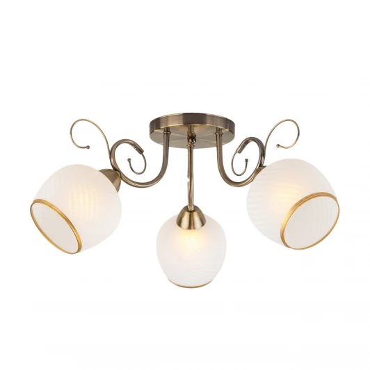 30159/3 античная бронза Потолочная люстра Eurosvet Brooksy 30159/3 античная бронза