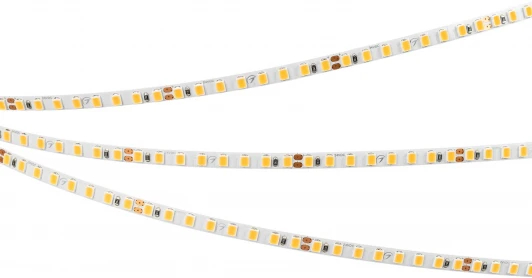 037814 Светодиодная лента RT-A160-5mm 24V Warm2700 (15 W/m, IP20, 2835, 5m) (Arlight, Открытый) 037814 RT открытая