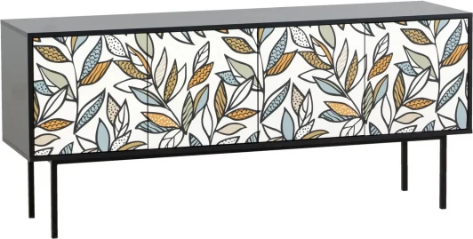 599500 Тумба Boho Color большая ОГОГО (арт.599500), (ЛДСП/Черный)