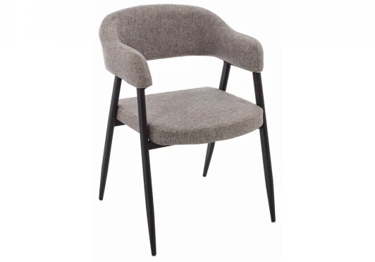 1798 Обеденный стул на металлокаркасе Woodville Twin серый 1798