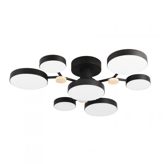 L3201-700 BK Потолочная люстра светодиодная с пультом с регулировкой цветовой температуры и яркости LED4U LED4U L3201-700 BK