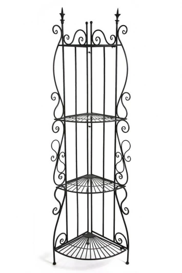 9974 Этажерка угловая Secret De Maison 001 черный (стальной сплав)