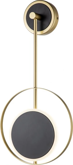 10206/SG LED Black/Gold Бра светодиодный Escada Hypnosis 10206/SG LED Black/Gold 7Вт, 510Лм, 4000К, Ra>80, металл, черный/золото (220V)