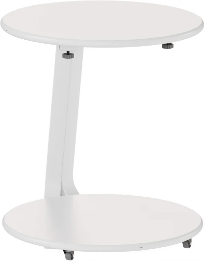 101807 Стол ТДК Оптима 1 приставной, белый