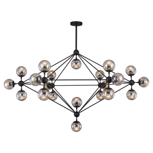 LSP-8166 Потолочная большая люстра Lussole Loft Hartwell LSP-8166 (220V, шарики, молекулы, IP21)
