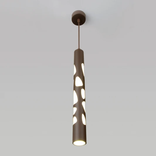 DLR037 12W 4200K кофейный Подвесной светильник Eurosvet DLR037 12W 4200K кофейный (LED, 220V, на проводе, круглые)