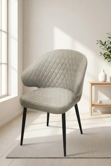 635M06228 Стул ХИЛТ, цвет B5 Капучино, велюр / черный каркас M-City 64792