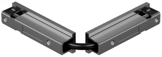 TR5724-DN Коннектор для трека Denkirs Shine Base TR5724-DN 90° стена-потолок с поворотом трека под произвольным углом, темный никель (48V)