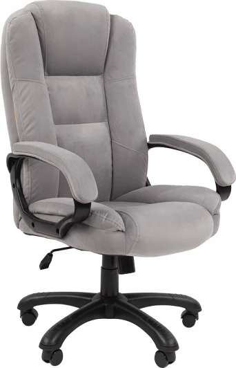 CHAIRMAN HOME 600 Компьютерное кресло CHAIRMAN HOME 600 (Пластик,Велюр/Серый)