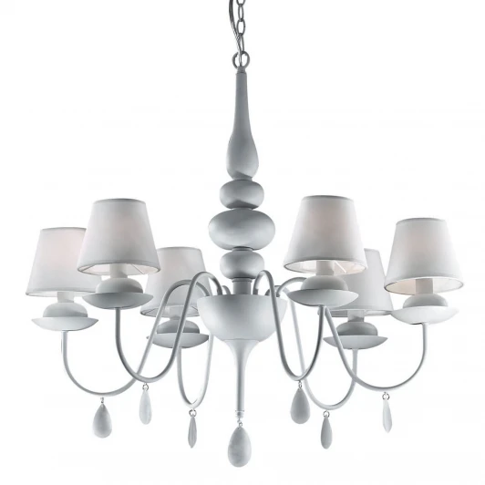 BLANCHE SP6 BIANCO Подвесная люстра Ideal Lux Blanche SP6 BIANCO