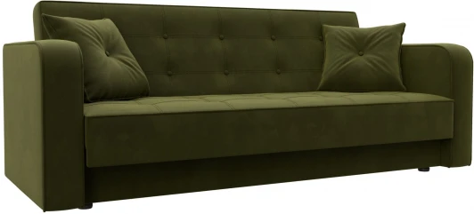 121783 Диван-книжка Тур (Зеленый/Микровельвет) Лига Диванов арт.121783