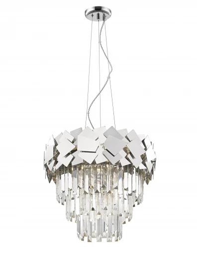 1032-6PL Подвесная люстра каскадная Simple Story 1032 1032-6PL (220V, хрусталь, подвески, на тросе)