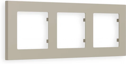 AF220363 Рамка Ambrella Volt ALFA Techno (Серо-бежевый матовый) 3-ая AF220363