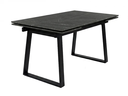 00-00084588 Стол DikLine DZ160 Камень Пьетра Гриджиа чёрный/черные (2 уп.) 00-00084588