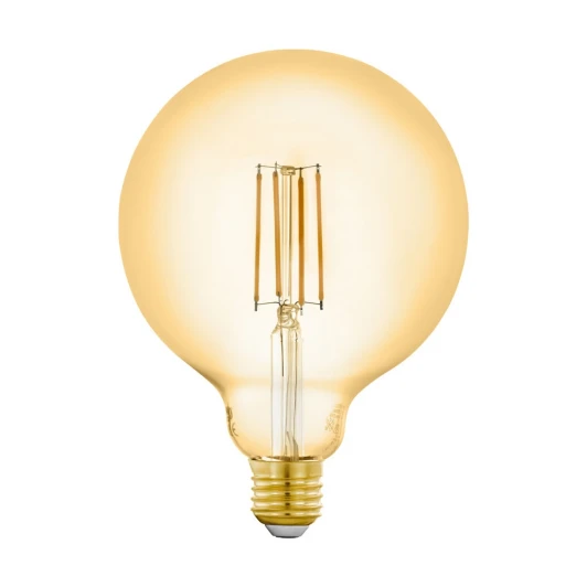 12573 Лампочка светодиодная филаментная прозрачная/желтая шар E27 6W Eglo Lm_led_e27 12573