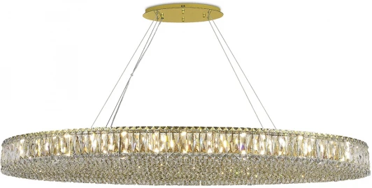 8468+14/S gold Подвесной светильник хрустальный Newport 8461 8468+14/S gold