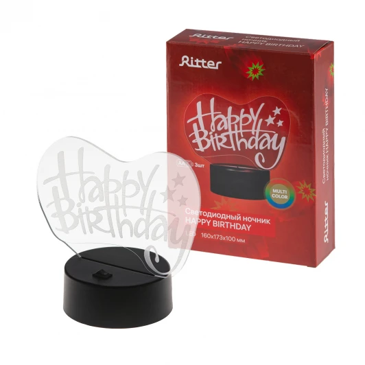 29252 4 Интерьерная настольная лампа светодиодная с выключателем Ritter 29252 4