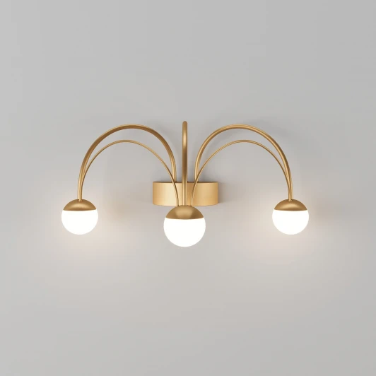 90031/3 золото Настенный светильник светодиодный шарики Eurosvet Ragno 90031/3 золото (a070287) (220V, шарики)