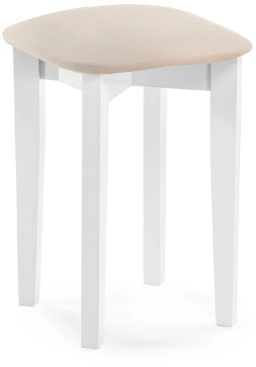 554126 Табурет Woodville Кигон белый / сливочный раф 554126