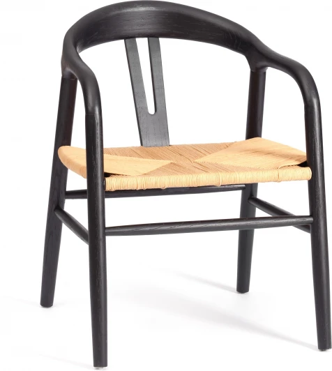 24337 Стул VALI Tetchair (Дерево вяз/Черный) арт.24337