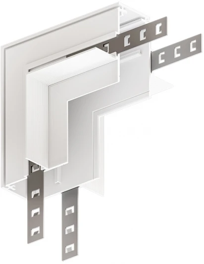 A489933 Коннектор угловой для встраиваемого магнитного шинопровода Linea-Accessories A489933 Arte Lamp