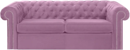 344640 Диван Chesterfield ОГОГО (арт.344640), (Ткань/Сиреневый)