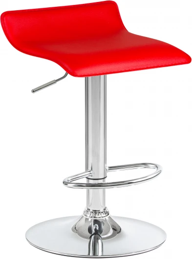3013-LM TOMMY,  цвет сиденья красный, цвет основания хром Стул барный TOMMY (красный)